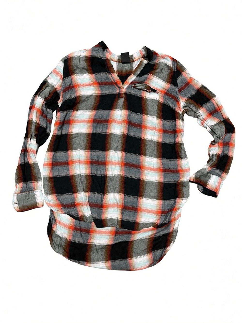 GAP Maternity Flannel Plaid Long Sleeve Shirt in Size Small Womens